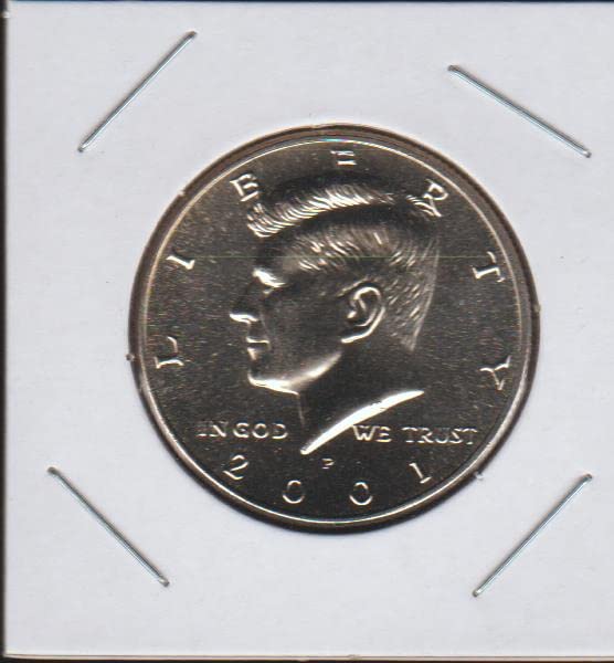 2001 P Kennedy Half Dollar Us Mint Mint Gem Uncirtured